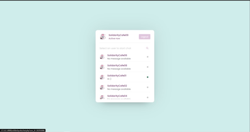 SolidarityCafe  – screenshot 4