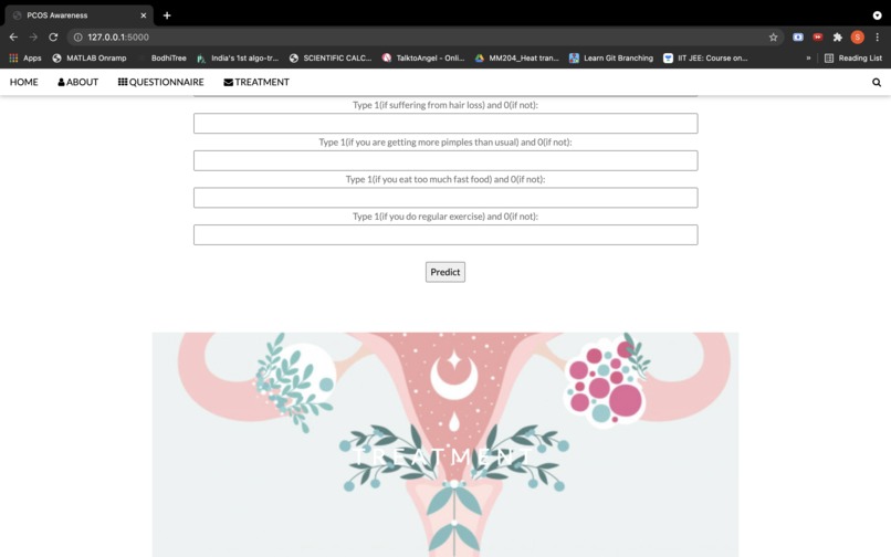 PCOS Predictor – screenshot 2