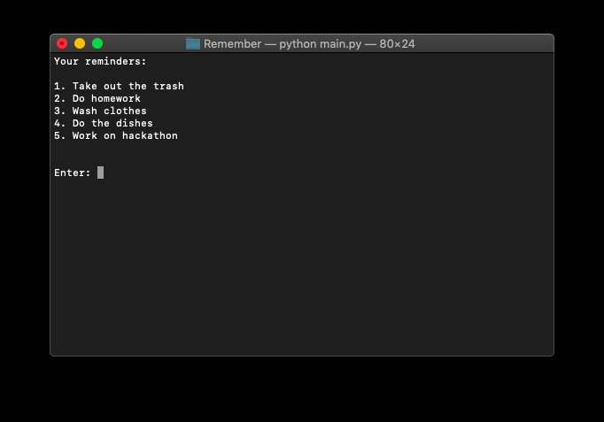 Remember – screenshot 1