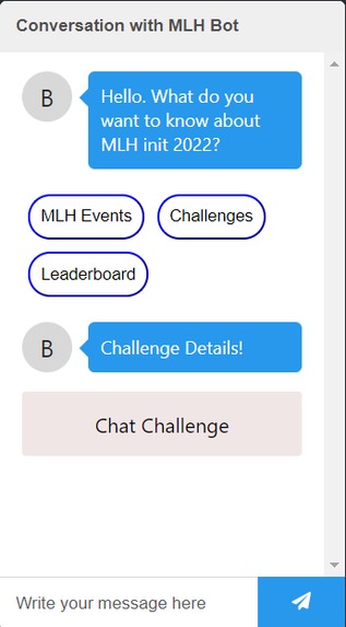 MLH Chat Application – screenshot 4