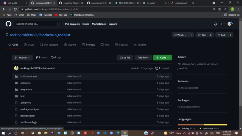 To-do list – screenshot 1