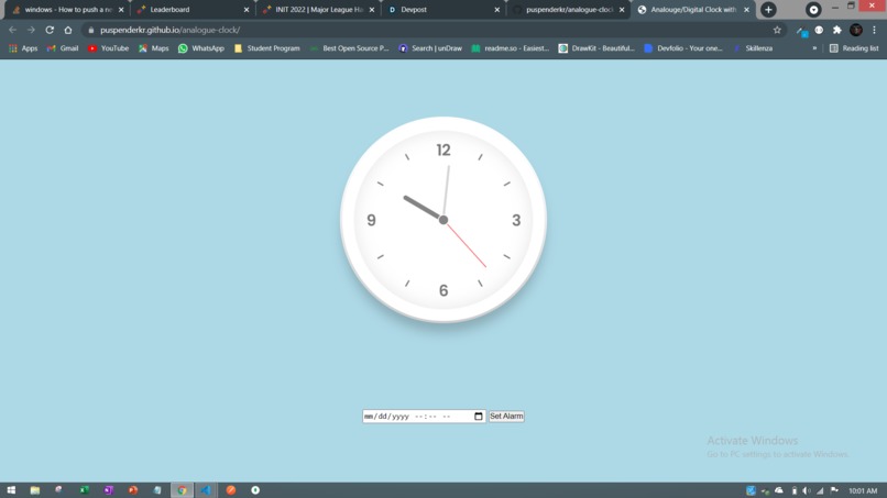 Analogue Clock – screenshot 1