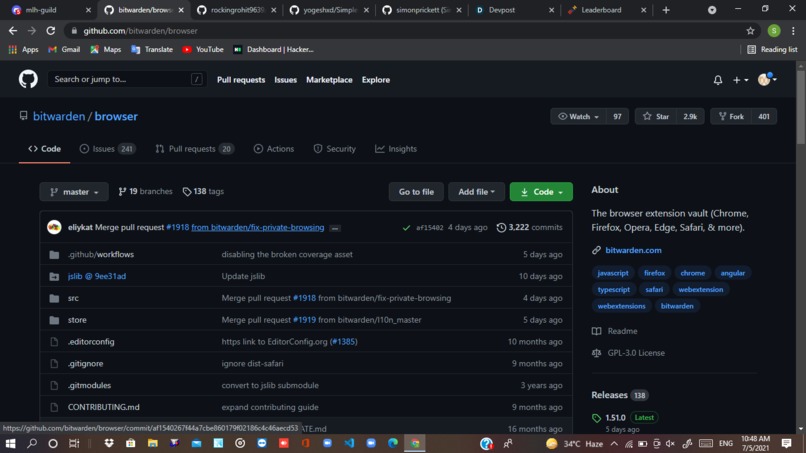 Extension – screenshot 1