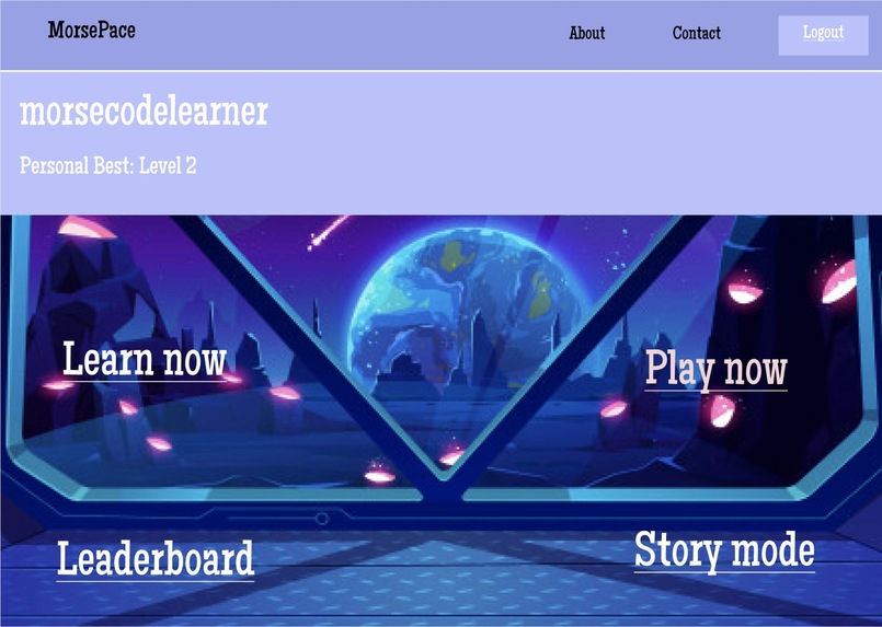 MorsePace – screenshot 1