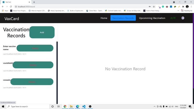 VaxCard – screenshot 3