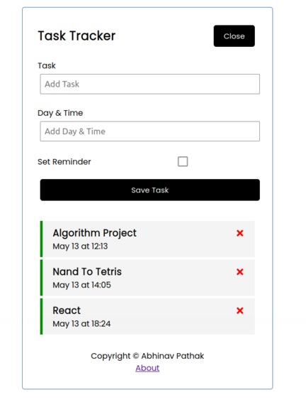 TODO List – screenshot 1