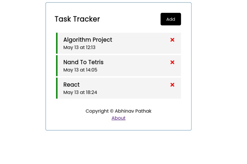 TODO List – screenshot 2