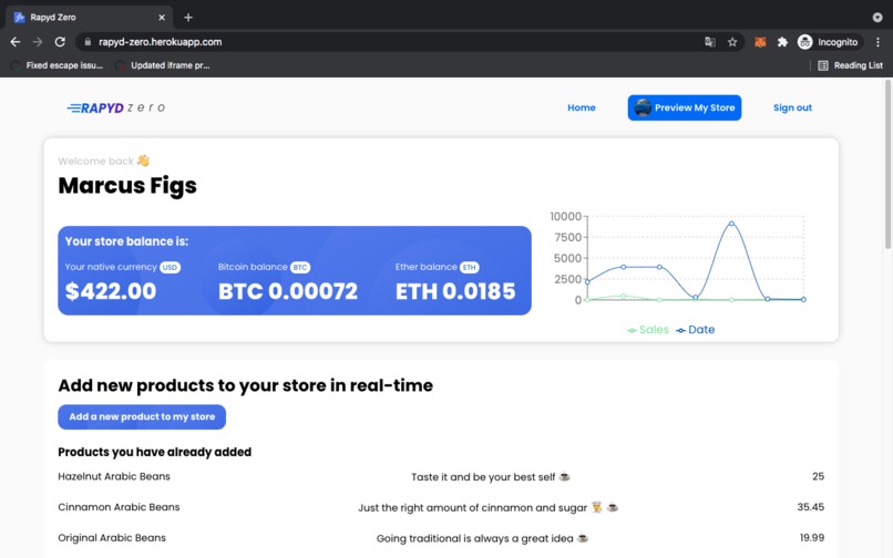 Rapyd Zero – screenshot 1