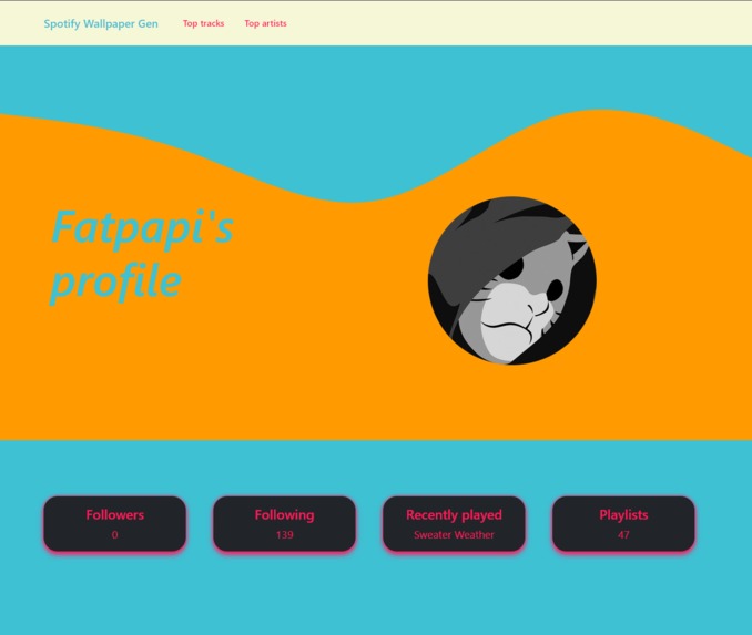 spotipyCollage – screenshot 1
