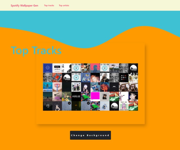 spotipyCollage – screenshot 2