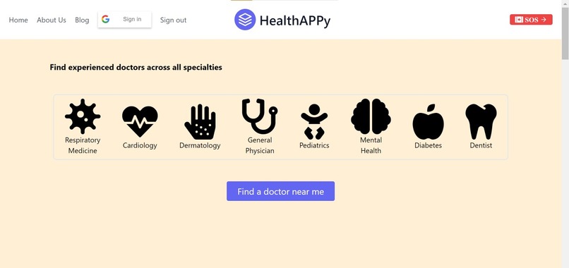 HealthAPPy – screenshot 1