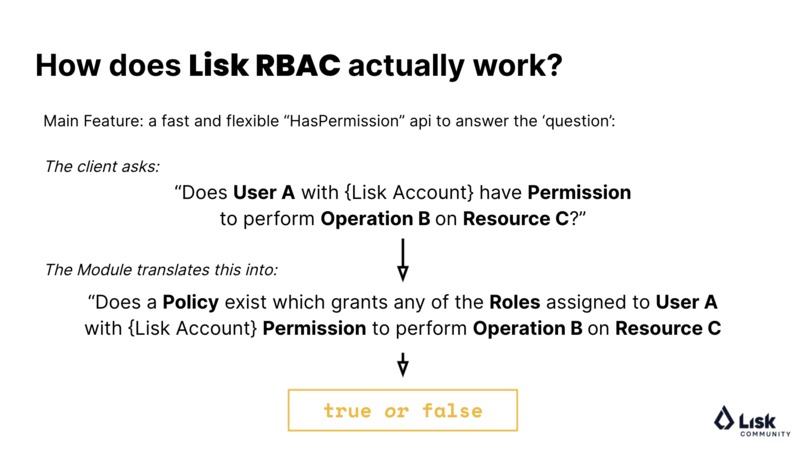 Lisk RBAC – screenshot 2