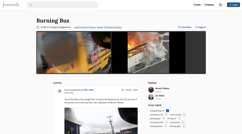 Journals – screenshot 1