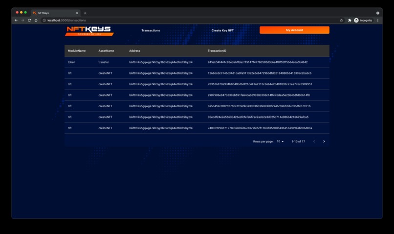 NFTKeys – screenshot 2