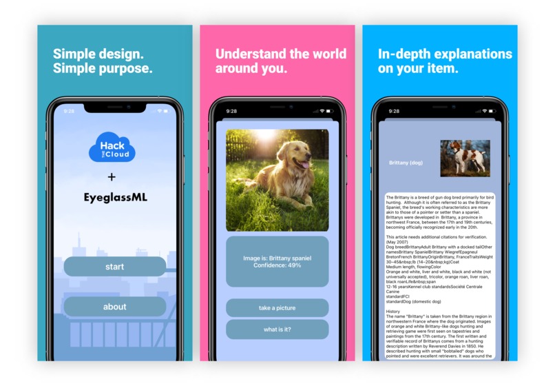 EyeglassML – screenshot 1