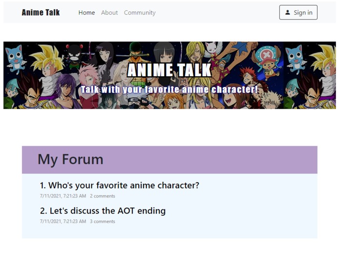 Anime Talk – screenshot 6