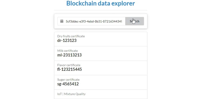 Food product traceability & transparency with blockchain – screenshot 3