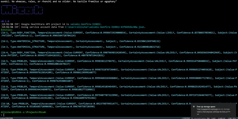 Micah: Multimodal Intelligent Clinical Assistant/Healthcare – screenshot 4