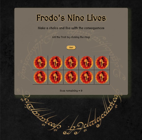 Frodo's Nine Lives – screenshot 1