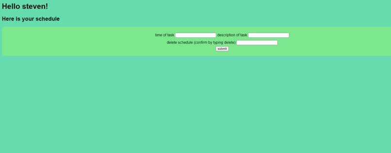 MyScheduler – screenshot 1