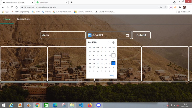 MountainMunch-home – screenshot 2
