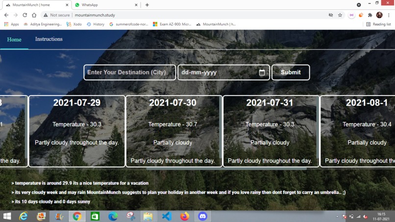 MountainMunch-home – screenshot 3