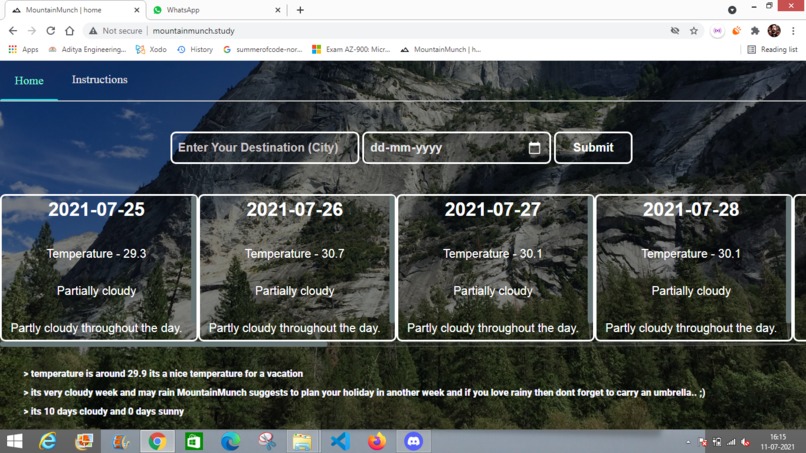MountainMunch-home – screenshot 4