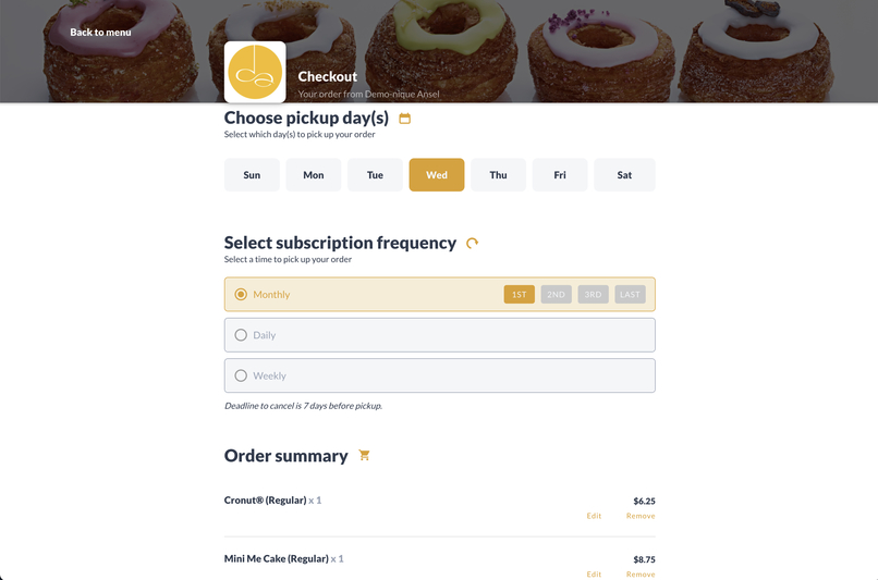 Vibe n' Subscribe – flexible subscription & order automation – screenshot 1