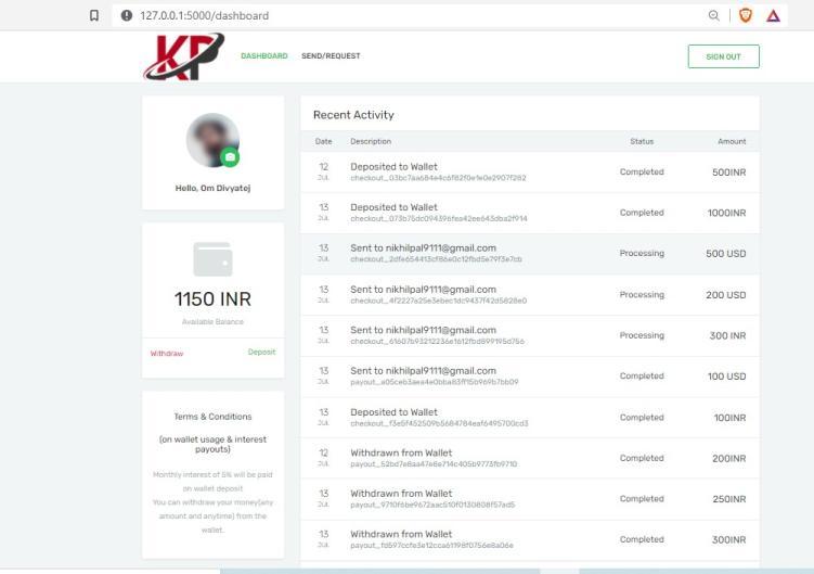 KetoPay - a service like PayPal, but just better. – screenshot 2