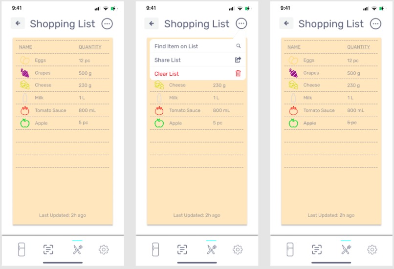 Frigly – screenshot 2