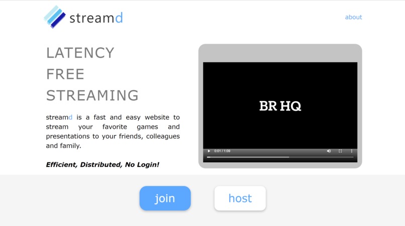 streamd – screenshot 2
