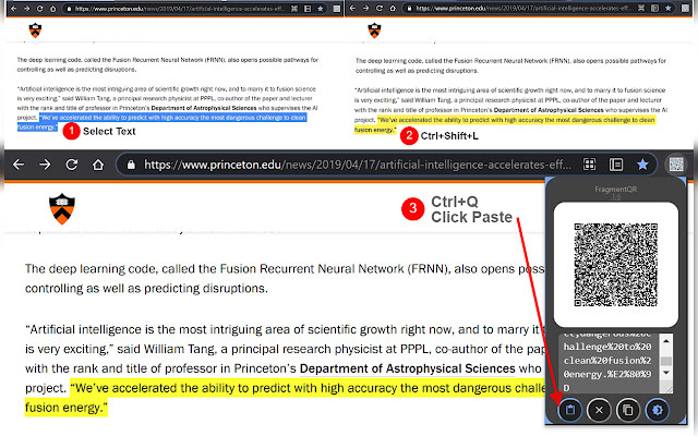 FragmentQR – screenshot 2