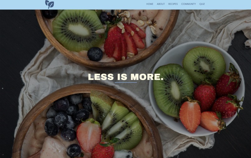 Team 8 - Less is More: The Meat Industry and the Environment – screenshot 1
