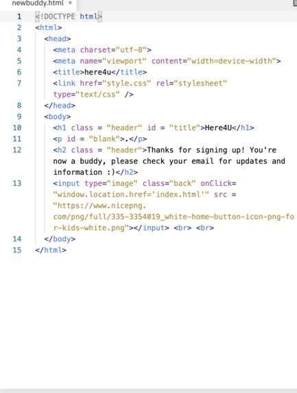 Team 14 - Here4U – screenshot 3