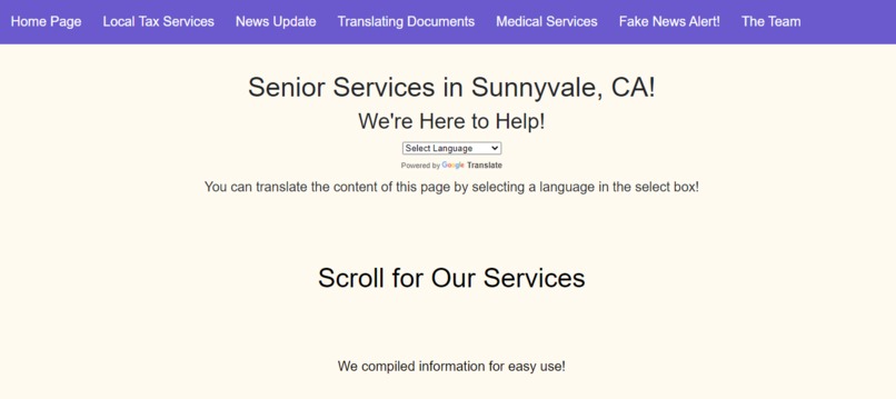Team 13 - Senior Support! – screenshot 1