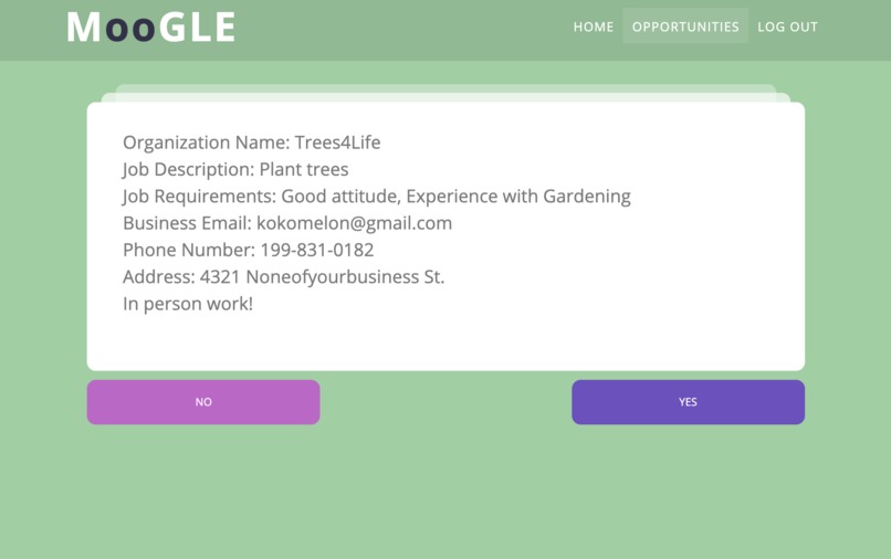 MooGLE – screenshot 4