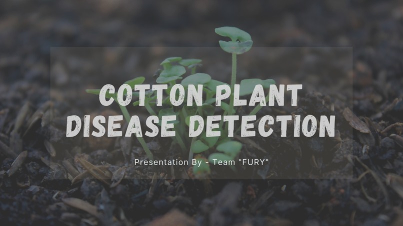 COTTON PLANT DISEASE DETECTION – screenshot 1