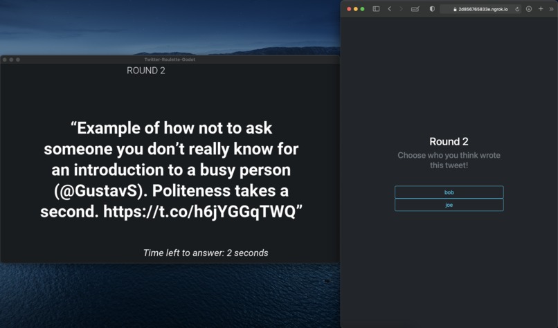 Twitter Roulette – screenshot 5