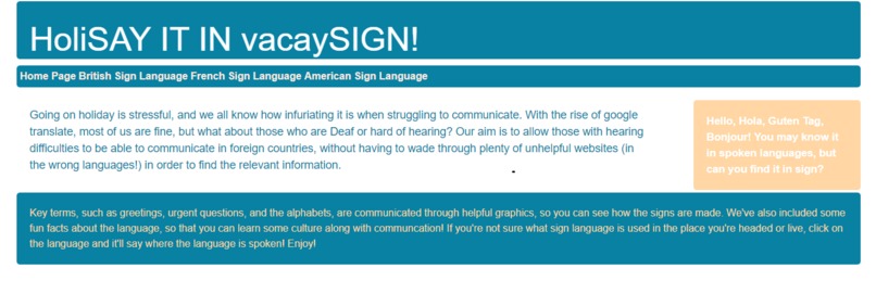 holiSAY IT WITH vacaySIGN – screenshot 1