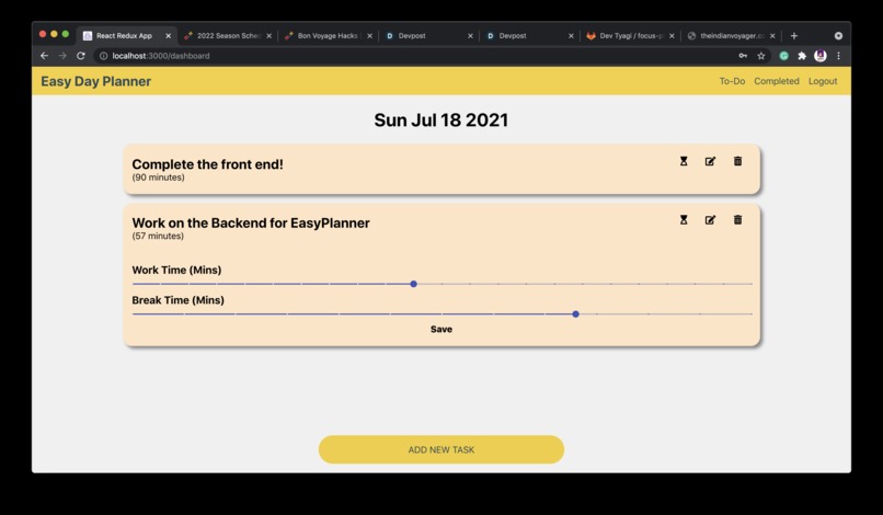 EasyPlanner – screenshot 2