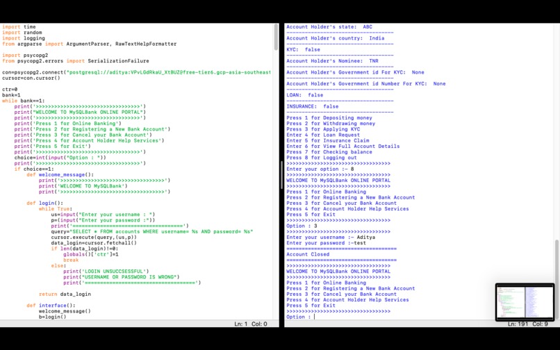 TheSQLBank – screenshot 5