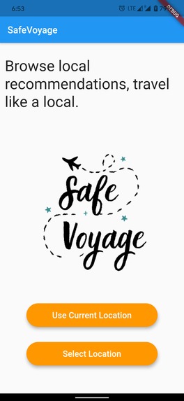 SafeVoyage – screenshot 1