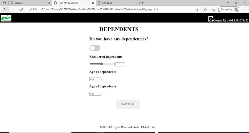 Aadni Loan Application System – screenshot 5