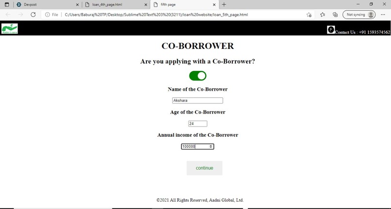 Aadni Loan Application System – screenshot 6