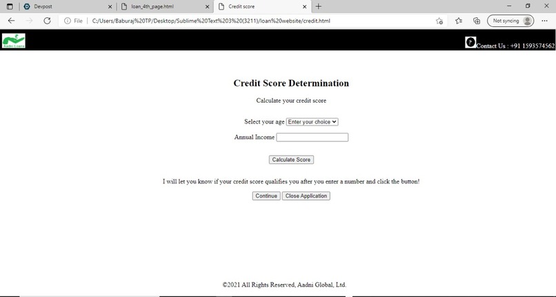 Aadni Loan Application System – screenshot 8