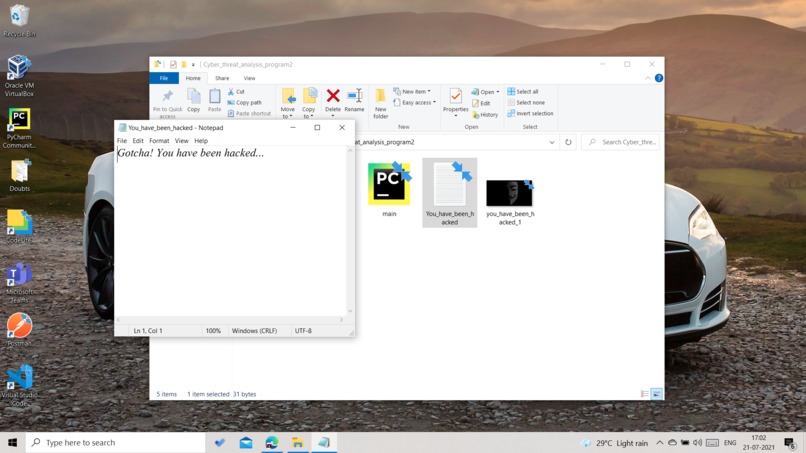 Malicious-code – screenshot 2
