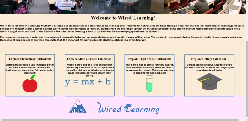 Education Team 04_WiredLearning – screenshot 3