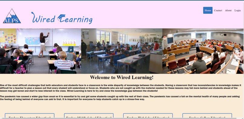 WiredLearning- Education Team 04 – screenshot 2