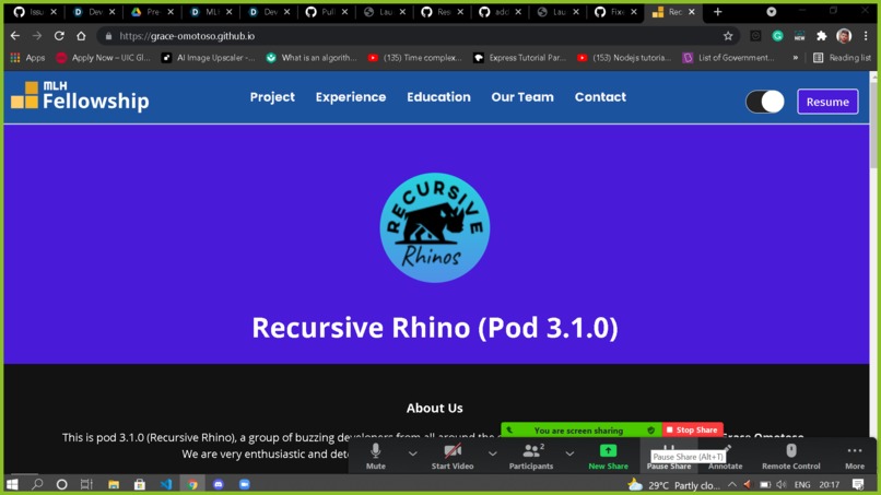 Pod Portfolio (Pod-3.1.0 - Recursive Rhinos) – screenshot 1