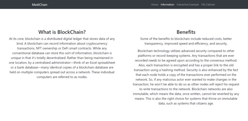 MediChain – screenshot 2